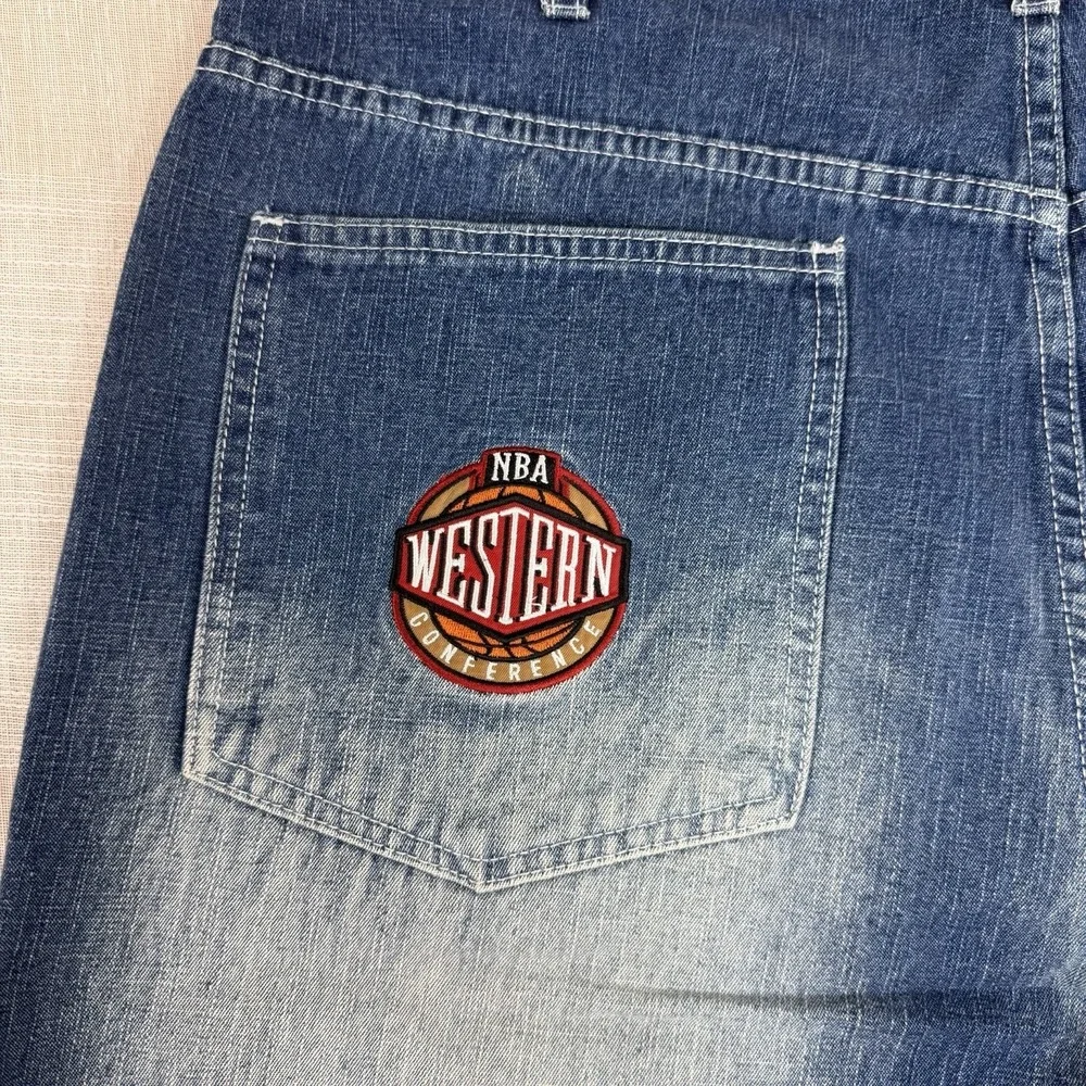 Vintage UNK Denim‎ NBA Men's Shorts Denver Nuggets Carmelo Anthony #15 Baggy Y2K